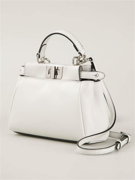 fendi bags white|Fendi bag pre owned.